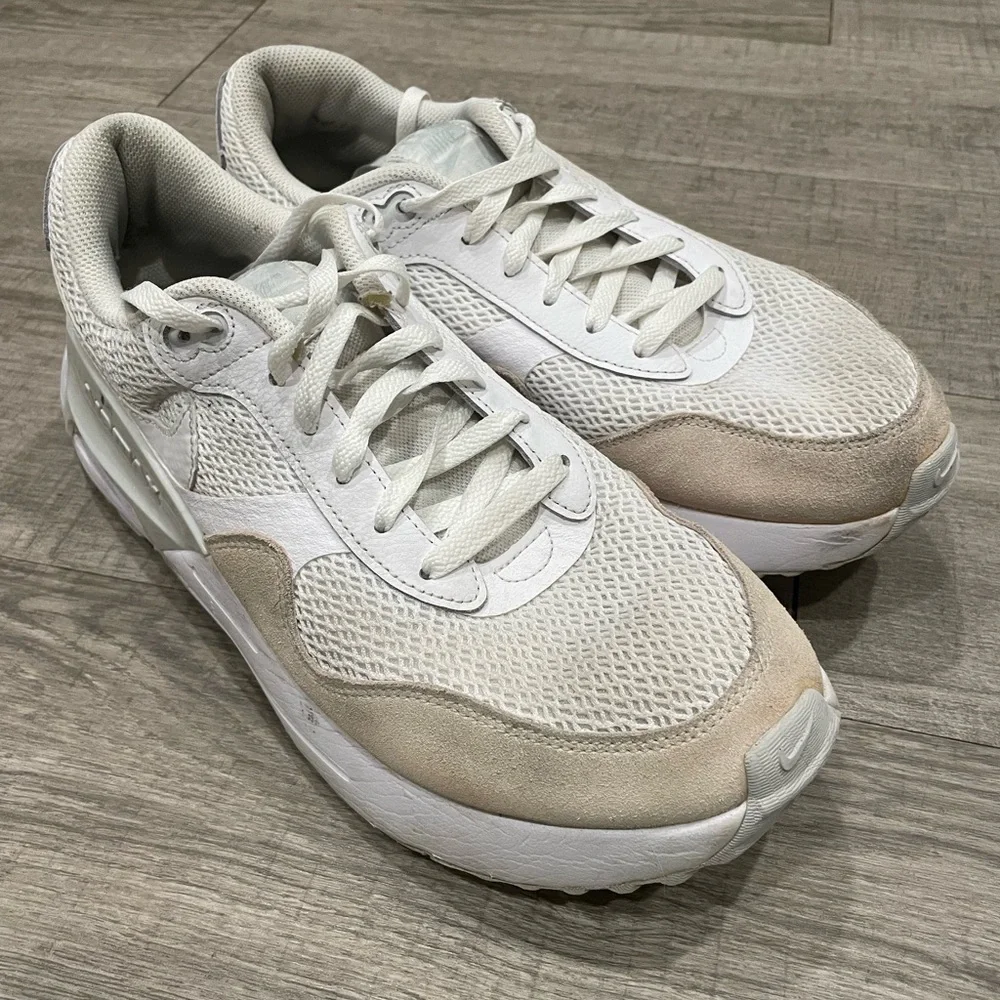 Nike Airmax Systm White pure platinum Mesh upper lace up Sneakers DM9537-101